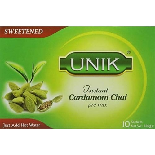 UNIK Instant Cardamom Chai Sweetened (10 Satchets)