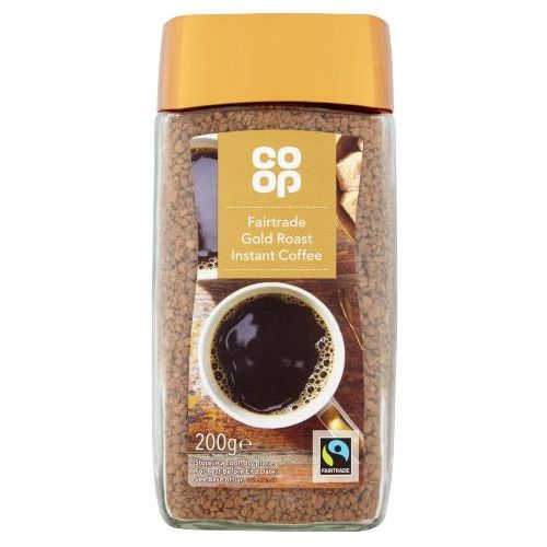 Co Op Fairtrade Gold Roast Instant Coffee 200g