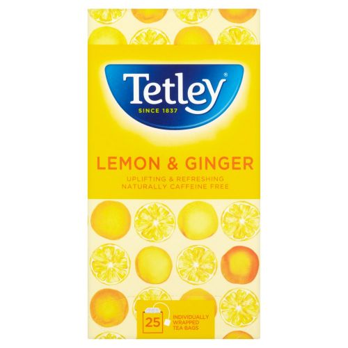 Tetley Lemon & Ginger 25 Tea Bags 37.5g