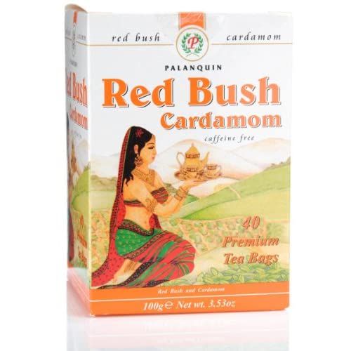 Palanquin Red Bush Cardamom 40 Teabags 100g