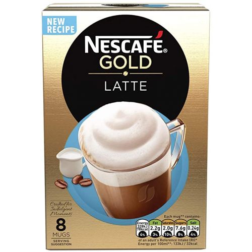 Nescafe Gold Latte 8 Sachets 156g
