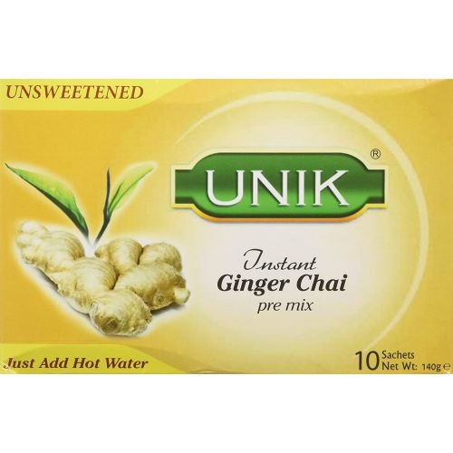 UNIK Instant Ginger Chai Unsweetened (10 Satchets)