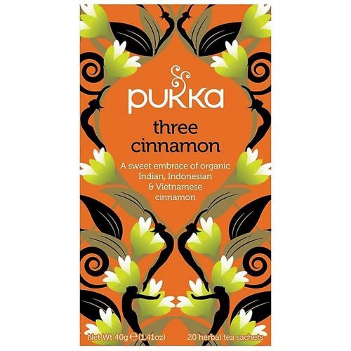 Pukka Three Cinnamon 20 Tea Sachets 40g