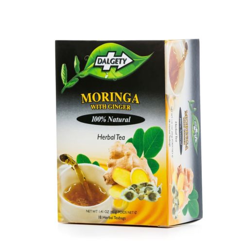 Dalgrty Moringa with Ginger Tea 18 Teabags