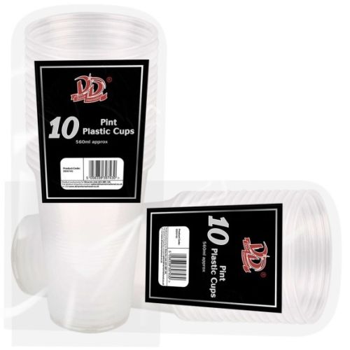 Dina Pint Plastic Cups (10 Pack)