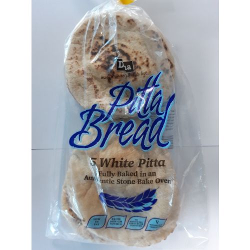 Dina Pitta Bread 5 White Pitta - Round