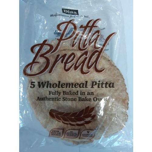 Dina Pitta Bread 5 Wholemeal Pitta - Round