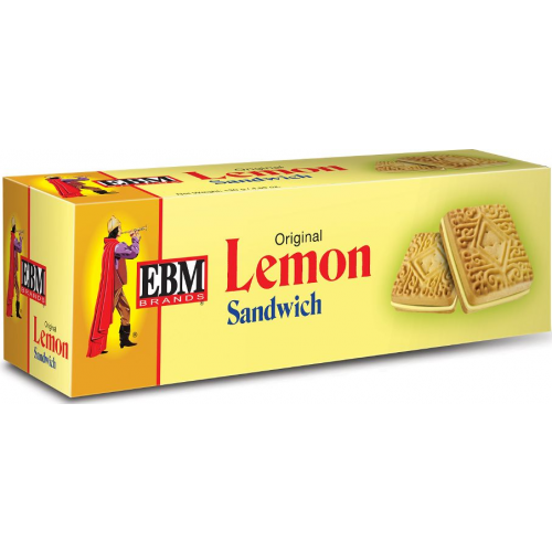 EBM Lemon Sandwich Biscuits 130G