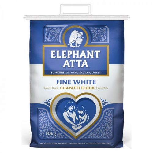 Elephant Fine White Flour (Atta) 10kg
