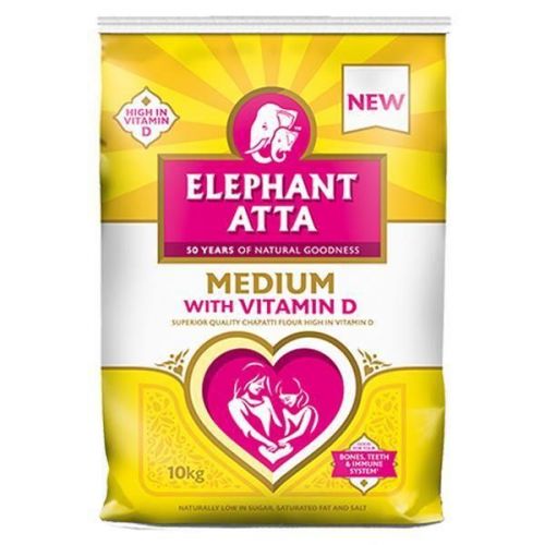 Elephant Medium With Vitamin D Flour (Atta) 10kg