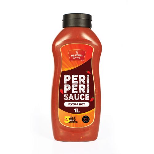 Blazing Extra Hot Peri Peri Sauce 1Ltr