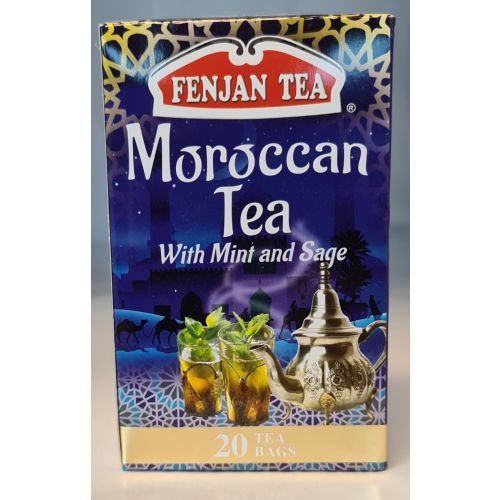 Fenjan Tea Moroccan with Mint & Sage 20 Tea Bags 40g