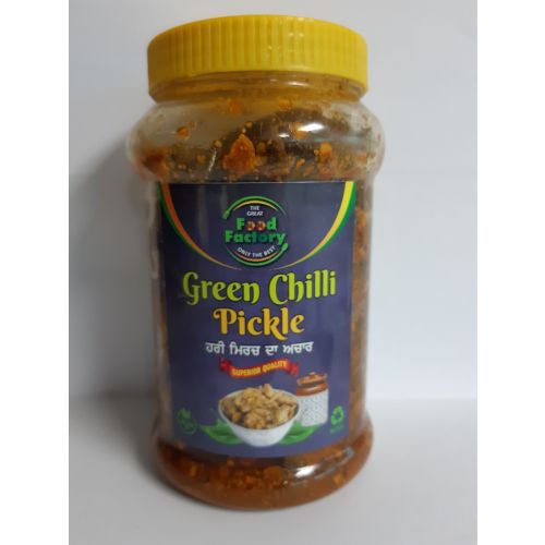 Food Factory Green Chilli Pickle - 800g