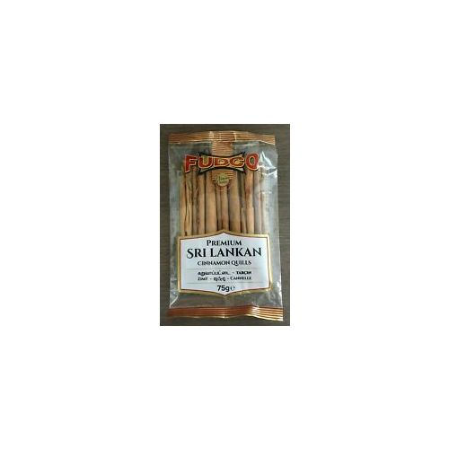 Fudco Premium Sri Lankan Cinnamon Quills (Dalchicni) 75g