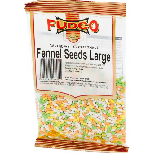 Fudco Fennel Seeds Large (Sugar Coated) 1kg