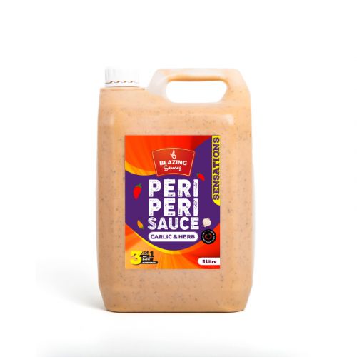 Blazing Garlic & Herb Peri Peri Sauce 5Ltr