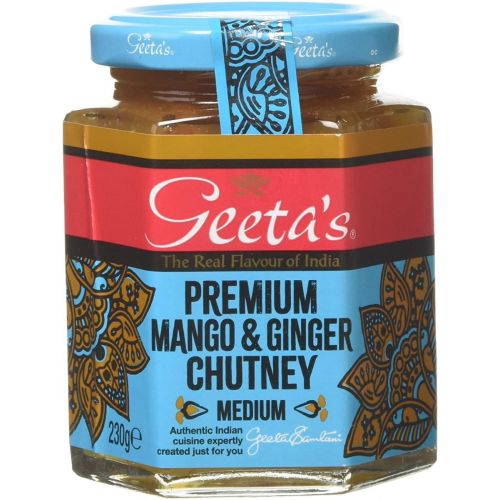 Geeta's Premium Mango & Ginger Chutney (Medium) 230g