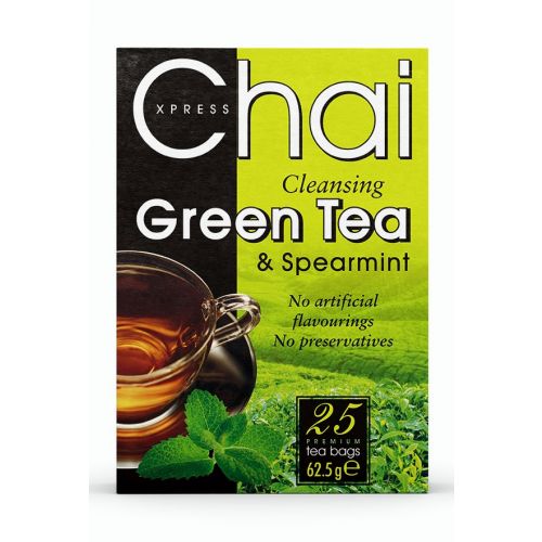 Xpress Chai Green Tea & Spearmint 25 Teabags 62.5g