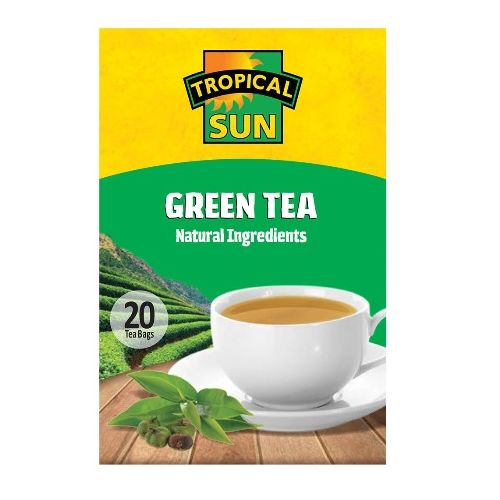 Tropical Sun Green Tea 20 Tea Bags 40g