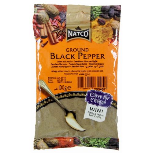 Natco Ground Black pepper 100g