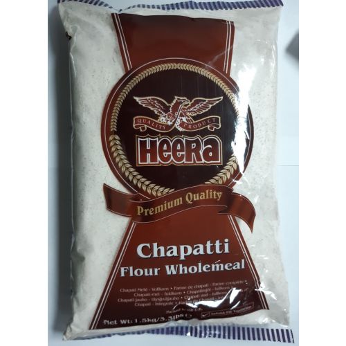 Heera Chapatti Flour Wholemeal 1.5KG