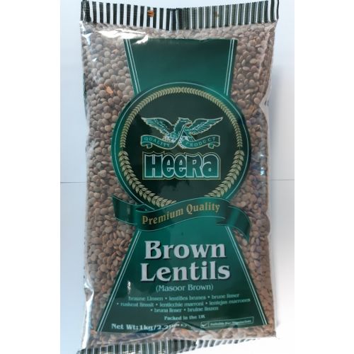 Heera Brown Lentils 1KG