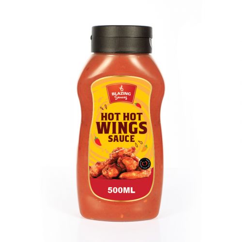 Blazing Hot Hot Wings Sauce 500ml