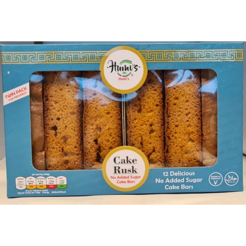 Humi's Cake Rusk (No Added Sugar) 12 Bars