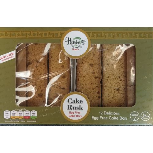 Humi's Cake Rusk Egg Free 12 pieces