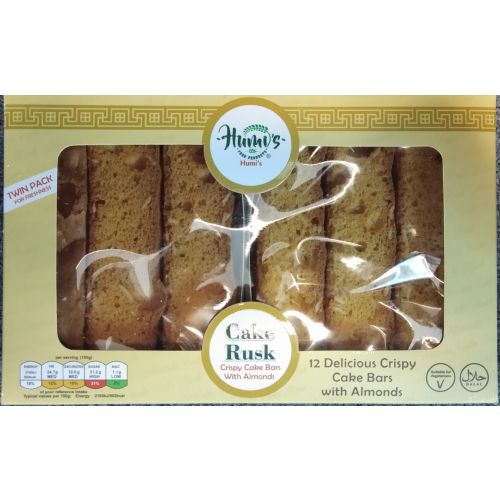 Humi's Cake Rusk with Almonds 12 Pieces