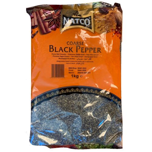 Natco Coarse Black Pepper 1kg