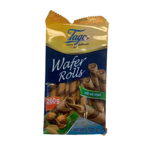 Tago Wafer Rolls With Nut Cream 150g