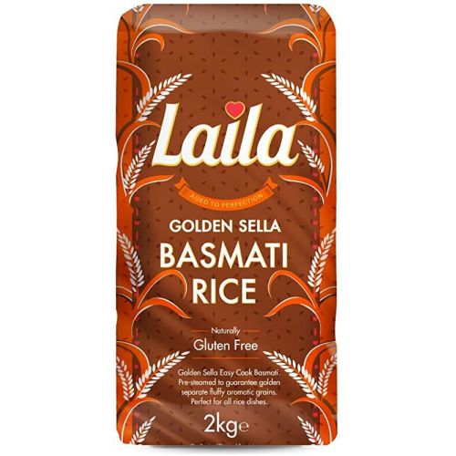 Laila Golden Sella Basmati Rice (Gluten Free) 2kg