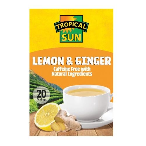 Tropical Sun Lemon & Ginger 20 Tea Bags 60g