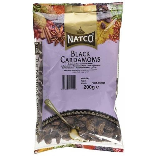 Natco Black Cardamom Whole 200g