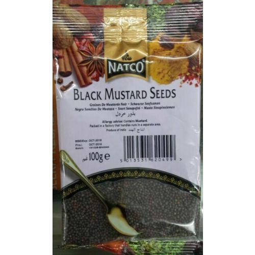 Natco Black Mustard Seeds 100g