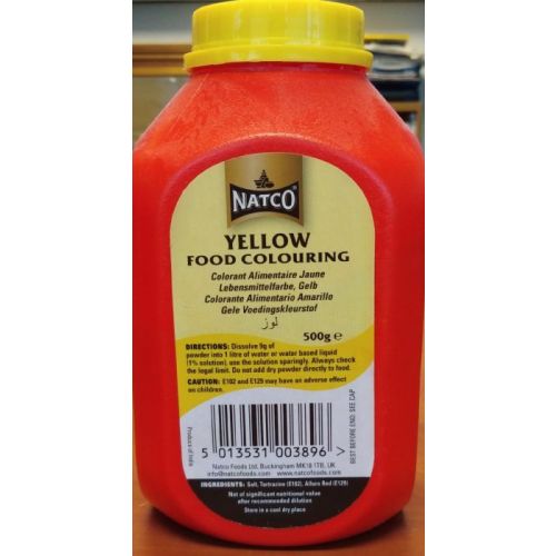 Natco Yellow Food Colour 500g