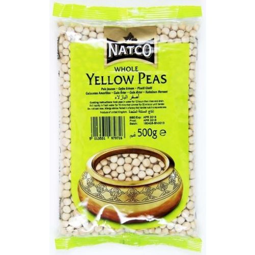 Natco Yellow Peas (Whole) 500g