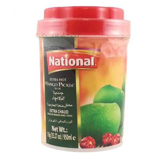 National Extra Hot Mango Pickle 1kg