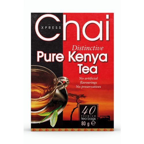 Xpress Chai Pure Kenya Tea 40 Teabags 80g