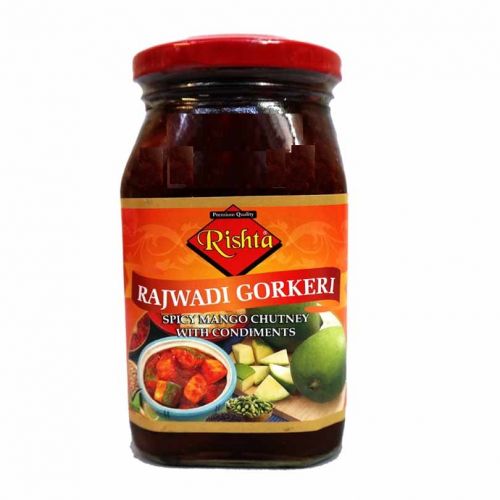 Rishta Rajwadi Gorkeri (Spicy Mango Chutney With Condiments) 450g