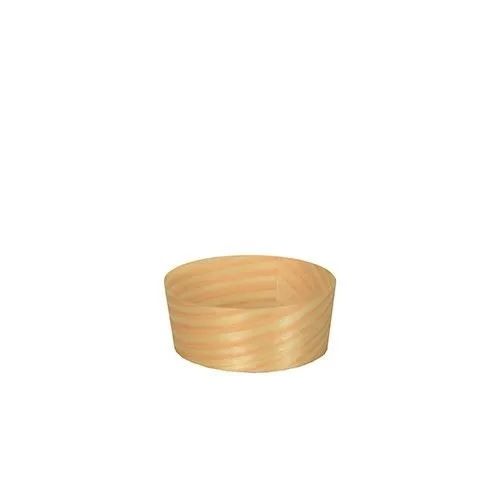 50 Pure Wood Bowls Round (5cm x 2cm)