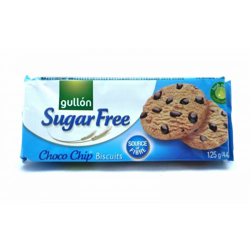 gullon Sugar Free Choco Chip Biscuits 125g