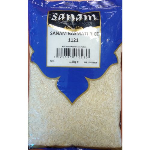 Sanam Basmati Rice (1121) 1.5kg