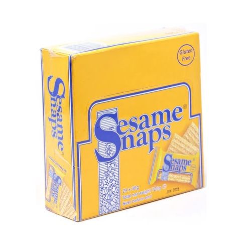 Sesame Snaps Cereal Bars Box 24x30G 