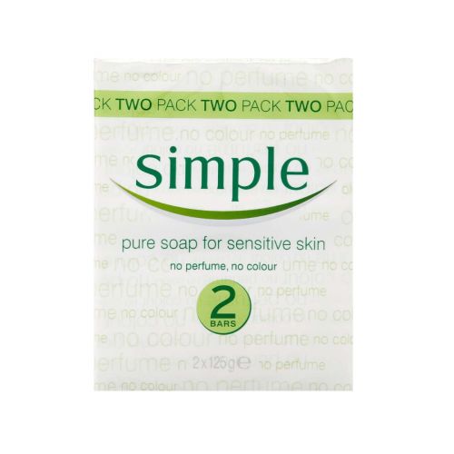 Simple Pure Soap For Sensitive Skin (2 Pack)