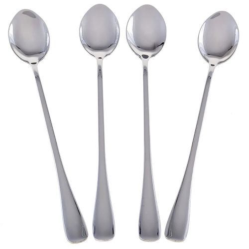 Stainless Steel Soda Spoons (4 Pieces)
