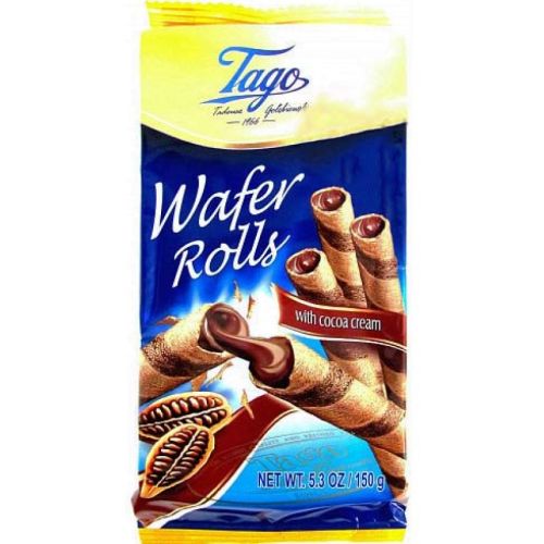 Tago Wafer Rolls With Cocoa Cream 150g