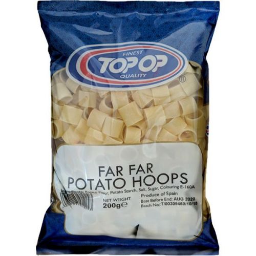 TopOp Far Far Potato Hoops 200g