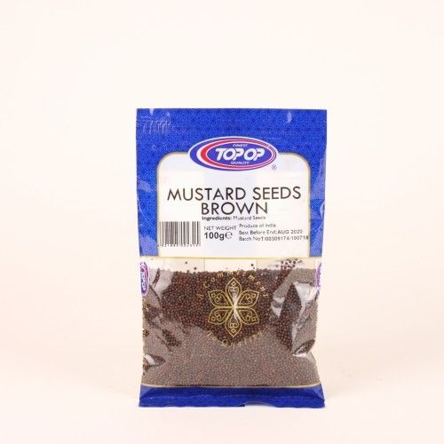 Topop Mustard Seeds Brown 100g